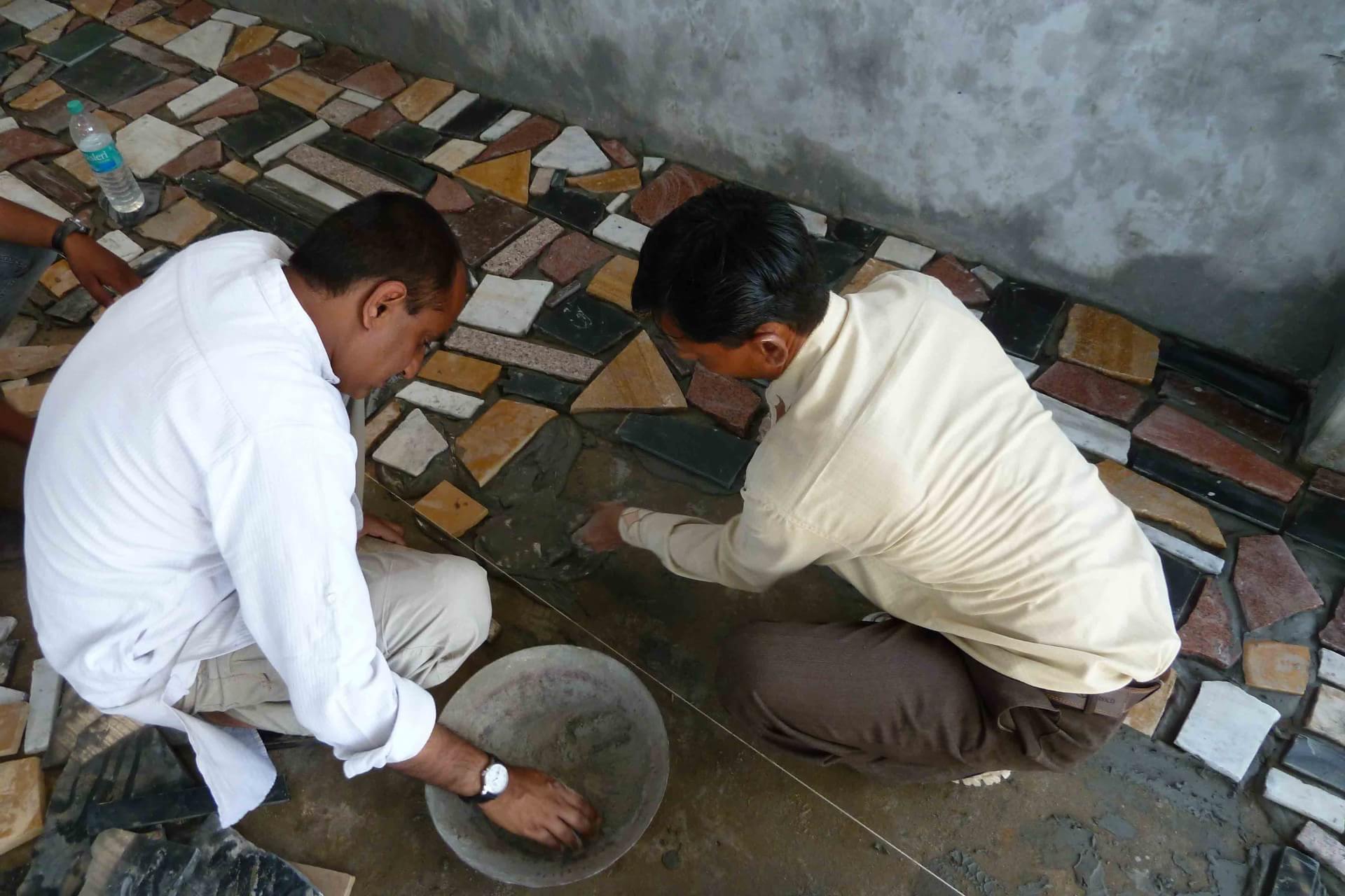 Anganwadi Project: Classroom floor