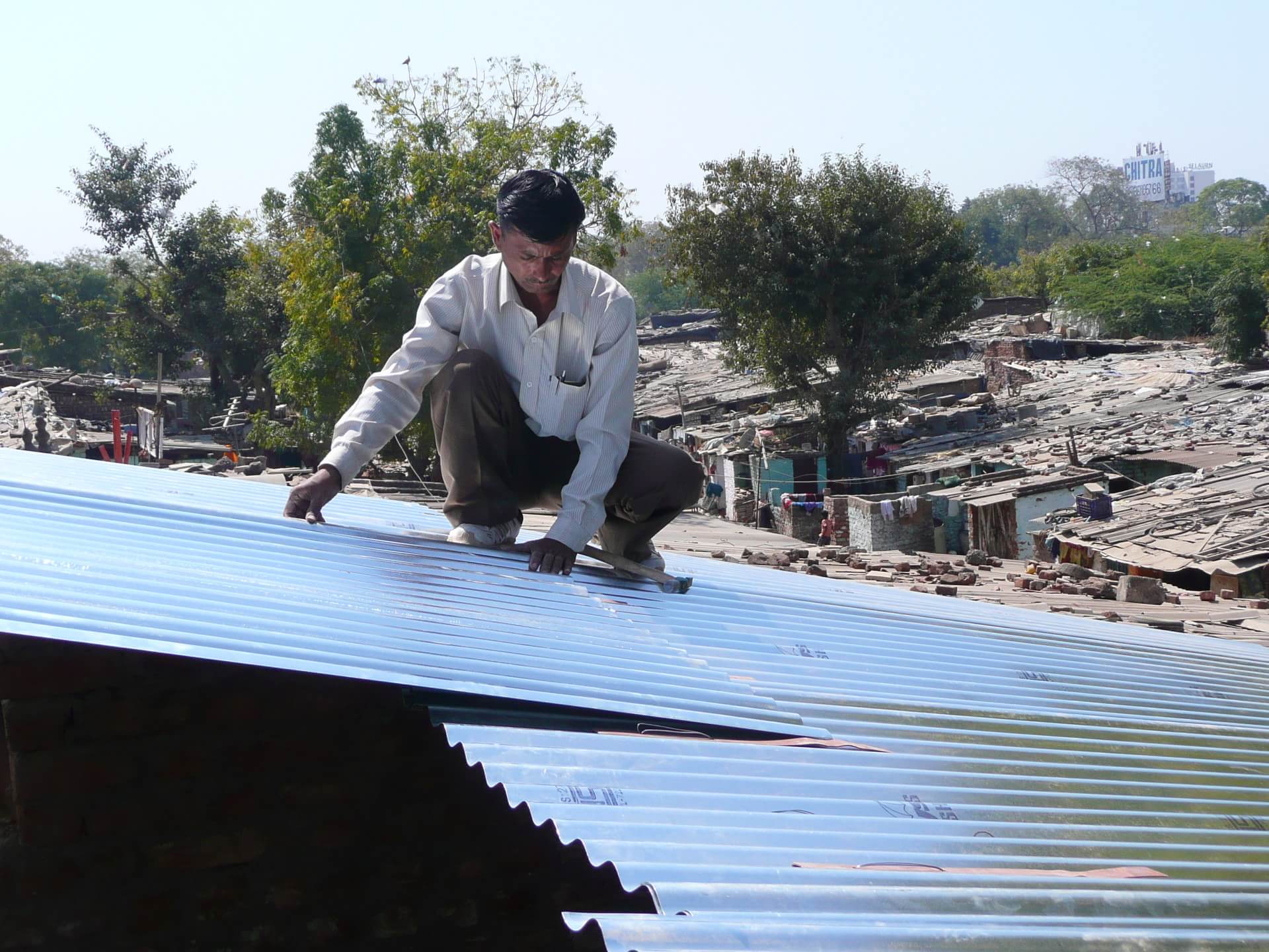 Anganwadi Project: Classroom roof