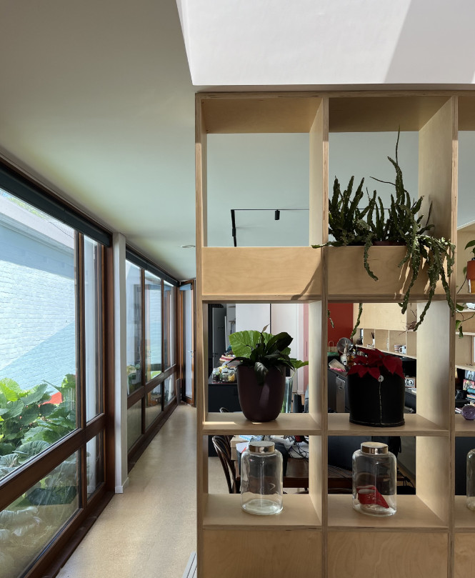 Bookshelf in Annandale Passive House Sydney